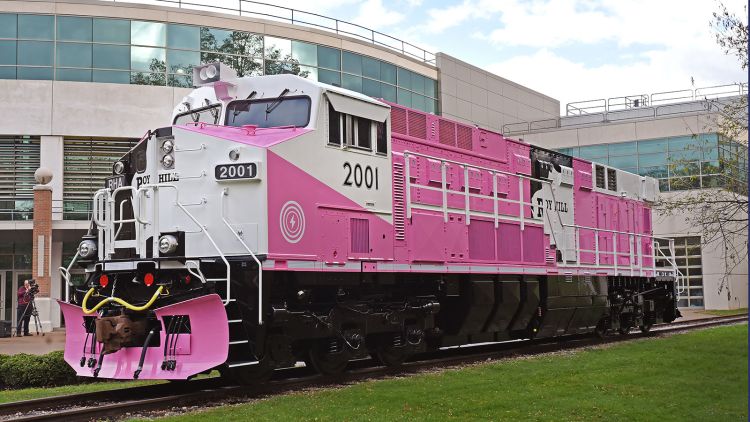 Wabtec presents the first battery FLXdrive locomotive for Roy Hill