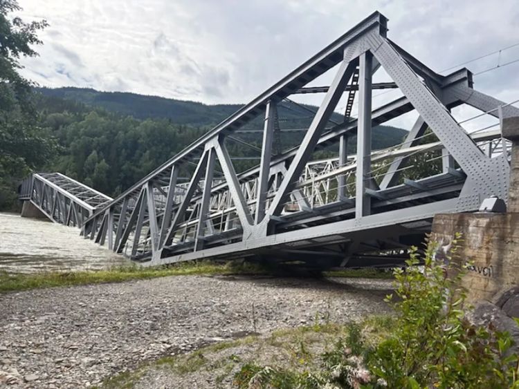 Collapsed bridge, washed-out tracks: How Norway battles with impacts of storm Hans