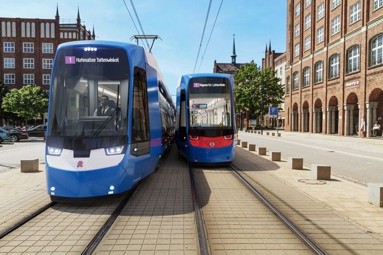 Totally integrated low-floor (TINA) trams will arrive to Rostock, Germany.