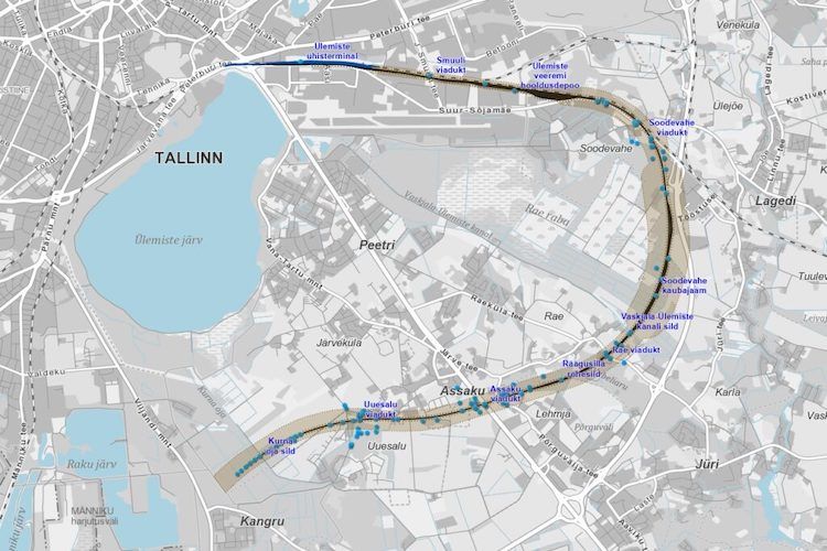 Erster Bericht über die Umweltverträglichkeitsprüfung für die Hauptstrecke der Rail Baltica in Estland