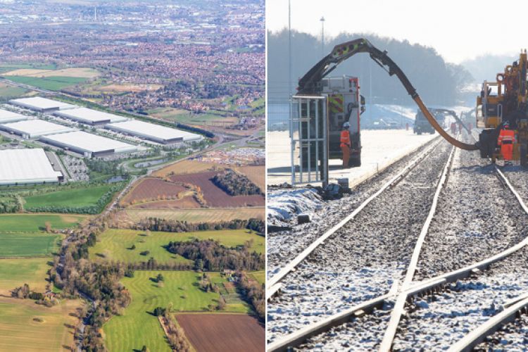 New rail freight terminal in Northampton to achieve net zero carbon footprint