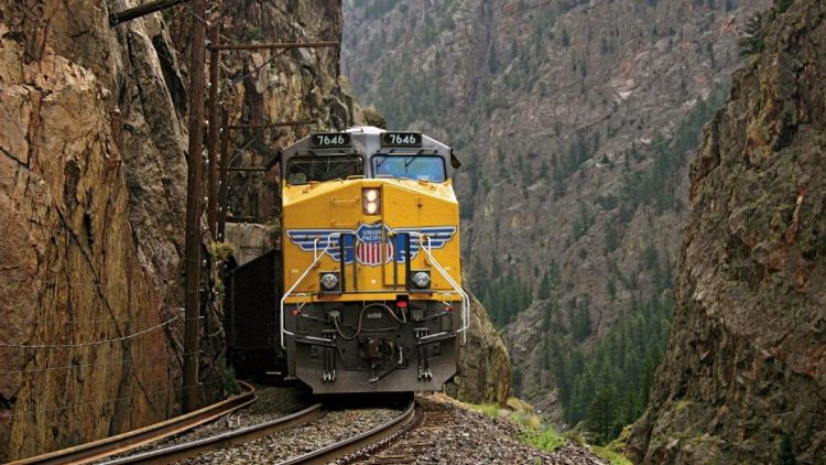 A record amount of rock transported by Union Pacific in 2023