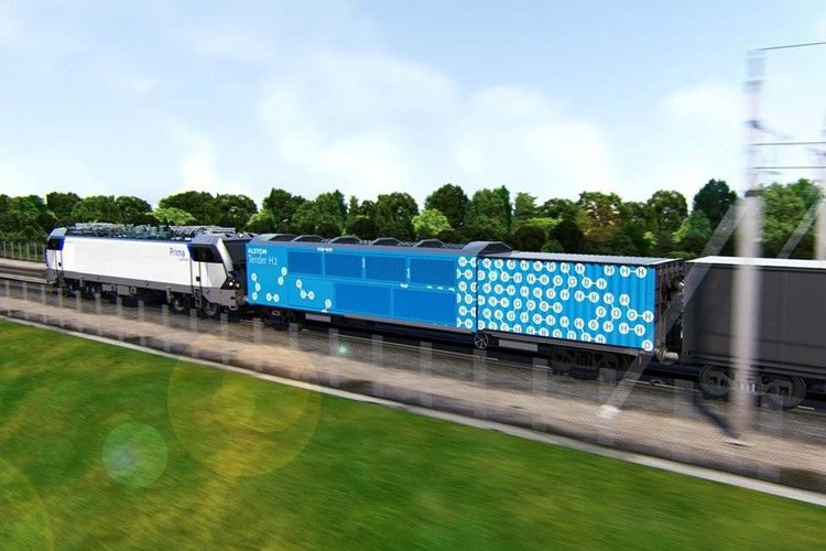 Nestlé Waters France will use the first hydrogen-powered freight train