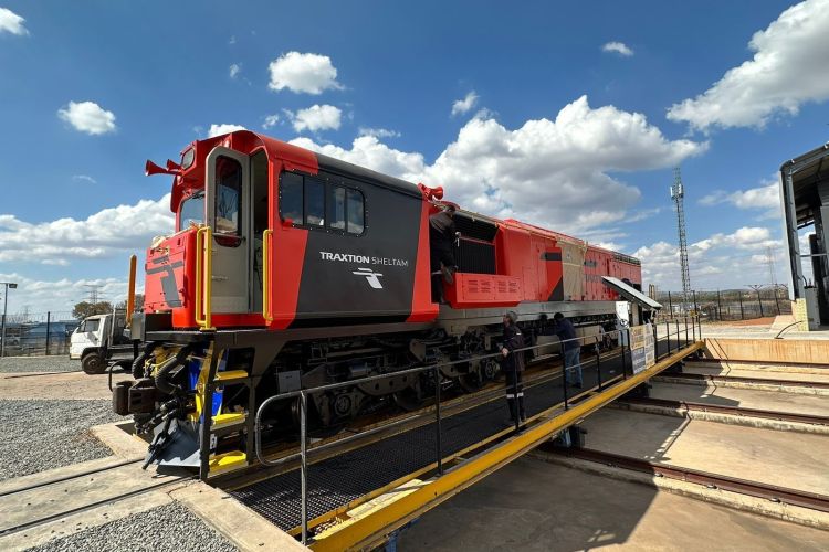 Traxtion introduced the first two overhauled locomotives for east Africa