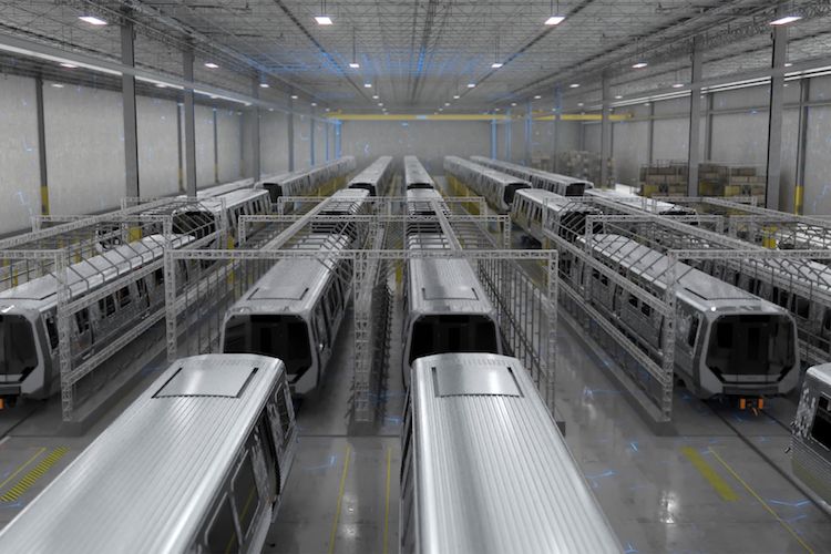 Hitachi Rail odhaluje konečné návrhy nové továrny na výrobu vlaků v Marylandu
