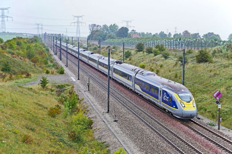 Eurostar annonce un objectif de 100 % d'énergie renouvelable