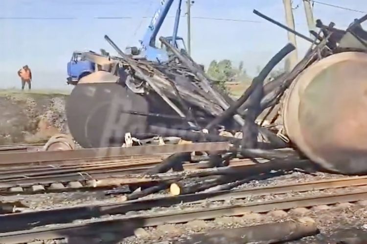 Russiafreight train derailed due to interference Latest Railway News