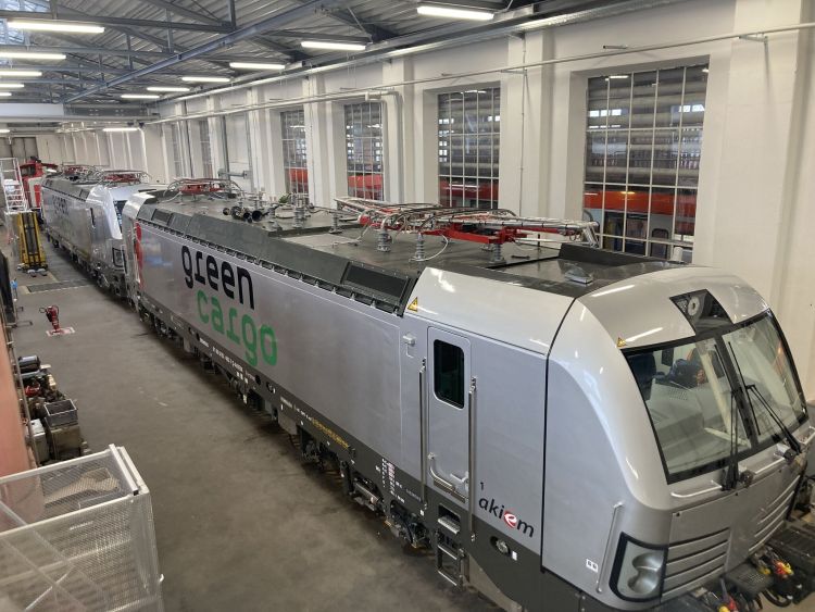 Všech 5 Vectronů od společnosti Akiem pro Green Cargo bylo dodáno
