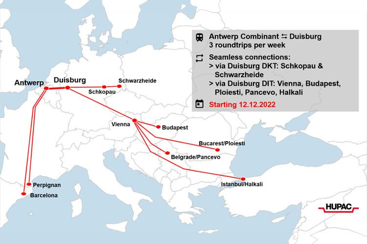 Nové nákladní železniční spojení Belgie - Německo