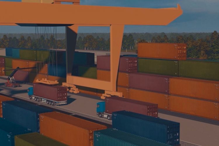 Intermodální logistické centrum Salaspils získalo povolení pro fázi výstavby