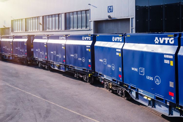 Nové otevřené kontejnery pro VTG a Hamburger Rail Service