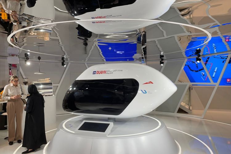 Die InnoTrans 2022: Dubai Sky Pods Transport System wurde von Dubais Straßen- und Verkehrsbehörde (RTA) vorgestellt.