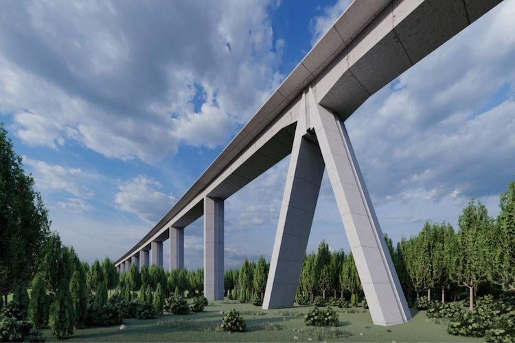 Rail Baltica beginnt mit dem Bau der längsten Eisenbahnbrücke in den baltischen Staaten