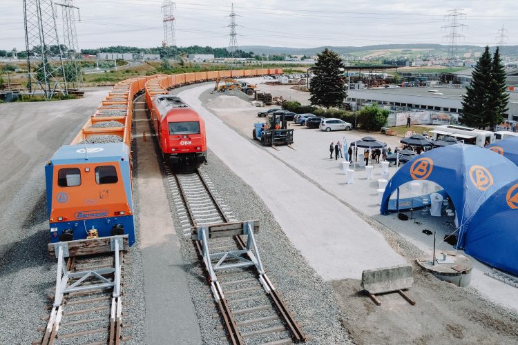Bernegger and ÖBB build the 4th siding for construction industry raw materials
