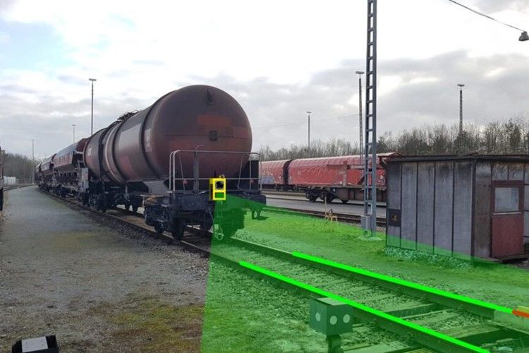 New research regarding LiDAR technology allows train driver to see environment behind train and detect objects on tracks.