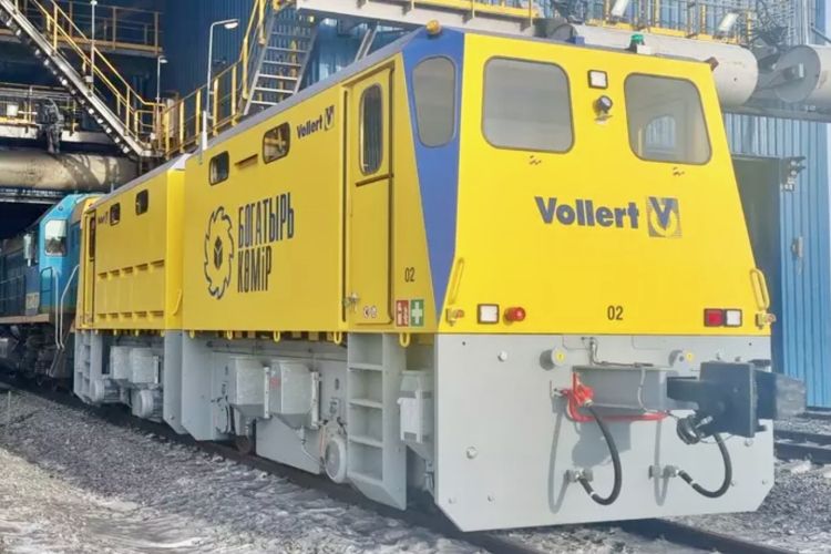 Vollert's shunting robots boost rail loading capacity at Kazakhstan's largest coal mine
