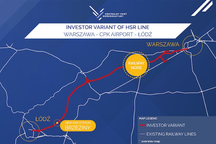 CPK zahajuje projektování první vysokorychlostní železniční tratě v Polsku