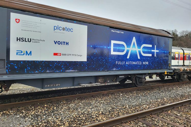 Switzerland: launch of a test program with the DAC+ pilot train