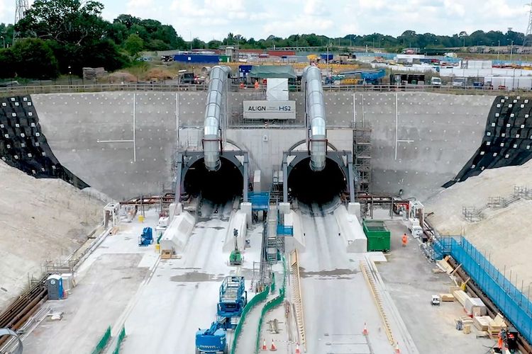 HS2: Two of longest tunnels have reached halfway point