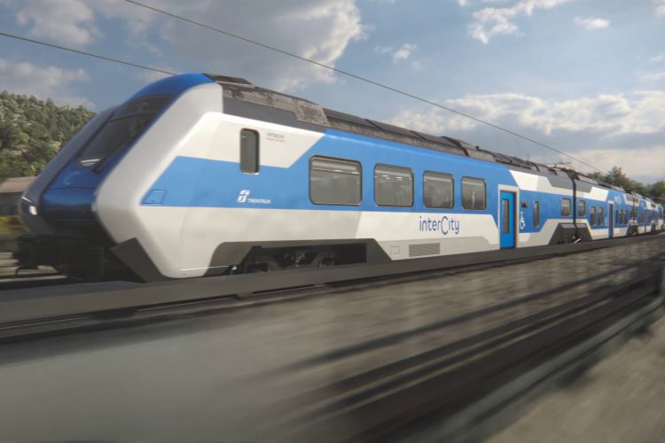 Hitachi Rail представила первый гибридный поезд на аккумуляторах для междугородних перевозок в Италии
