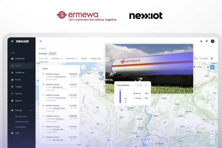 Ermewa: next step in its digitalisation with Nexxiot technology