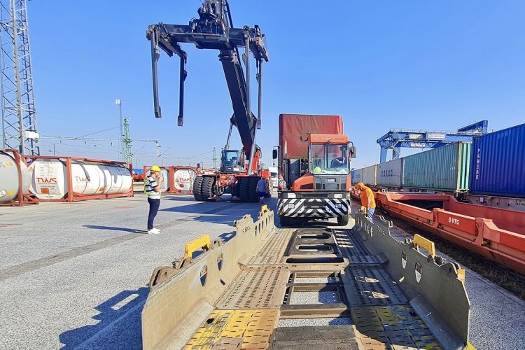 RCG: First test freight train from Ukraine arrived