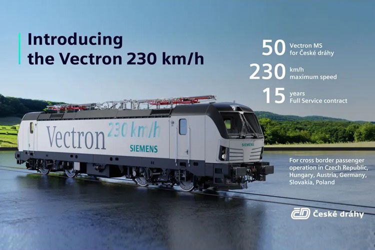 Siemens Mobility erhält Großauftrag für Lokomotiven und Service von den Tschechischen Bahnen