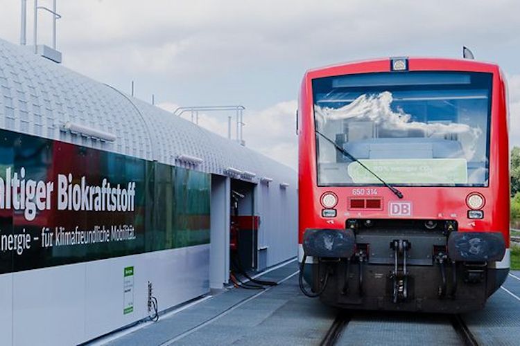 Deutsche Bahn has started using biofuels in regional transport