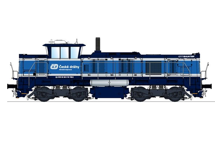 Czech Railways will modernise all 14 locomotives of the 742 series.