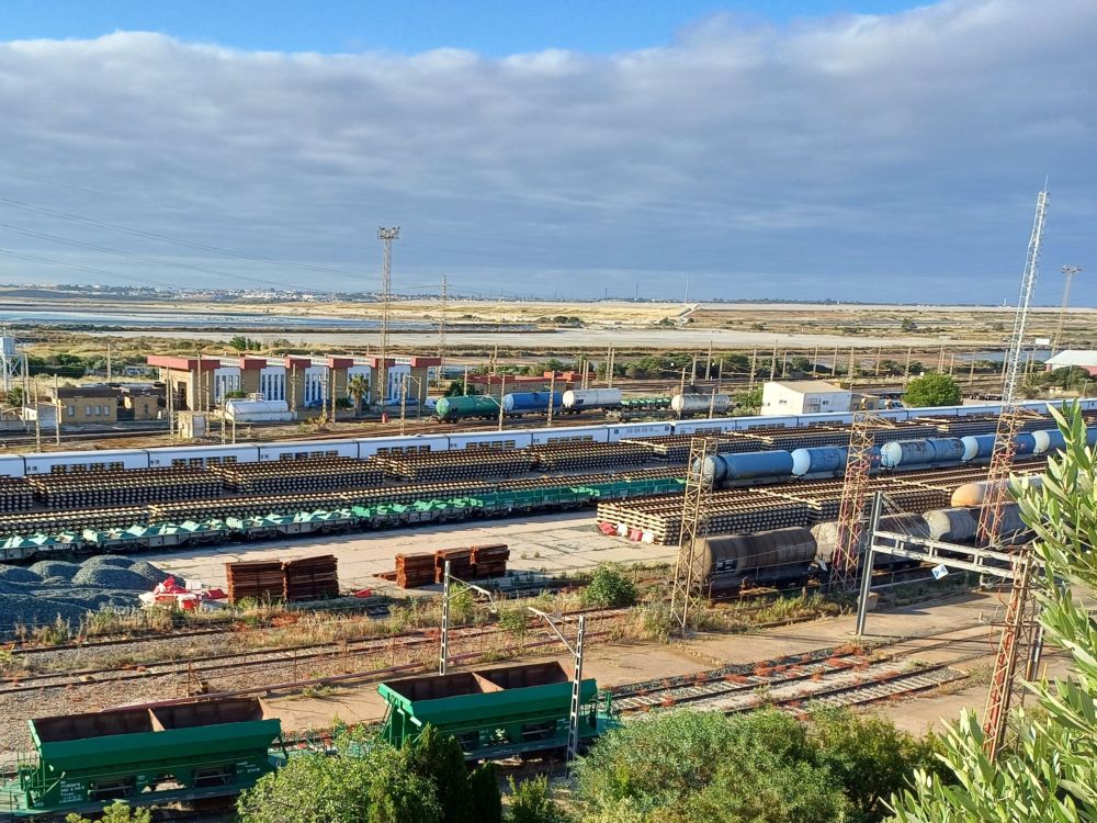 Freight terminal in Huelva © Adif