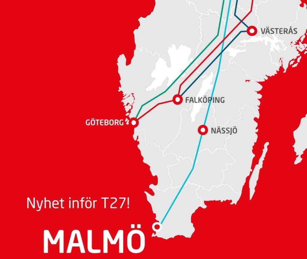 Real Rail shifts Helsingborg–Norrland freight departure to Malmö