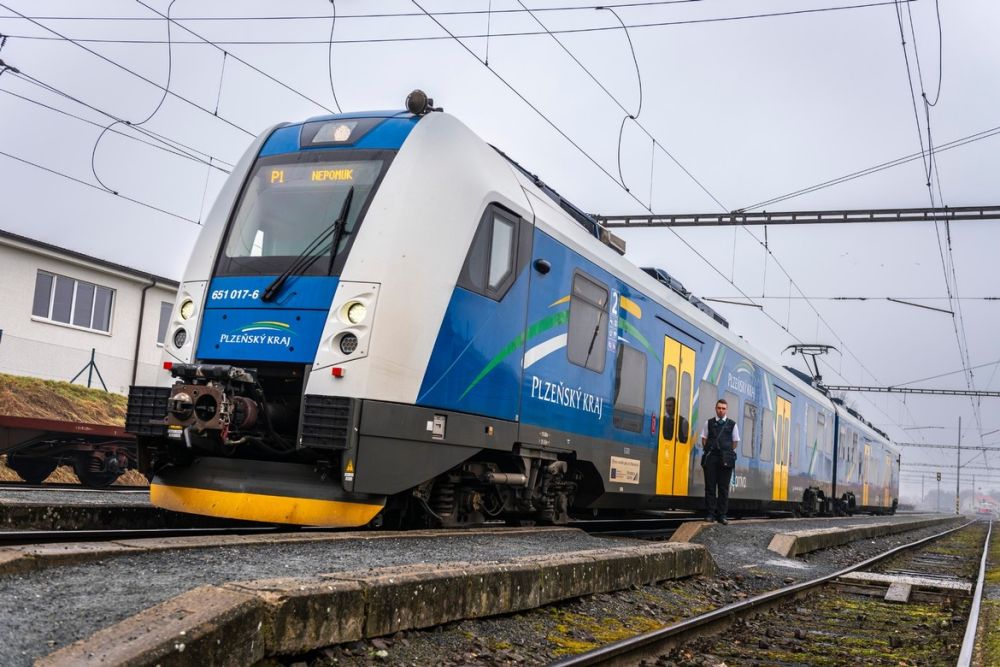 Currently-used regional Škoda Group trains in the Pilsen region © Arriva