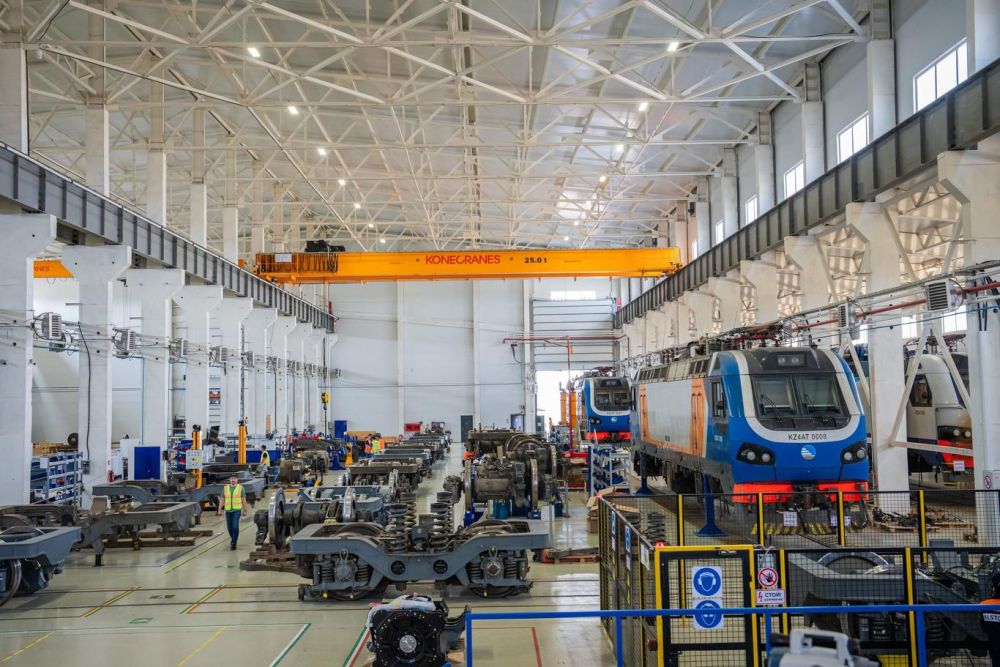 A new bogie centre of Alstom in Astana&nbsp;© Alstom