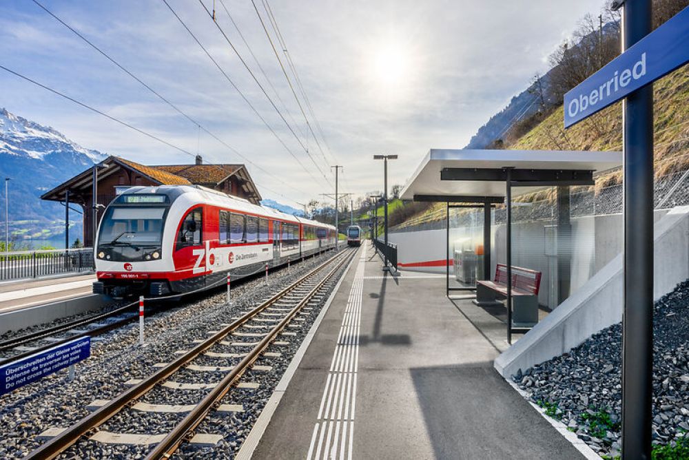 Oberried is among the currently inaccessible stations © Zentralbahn