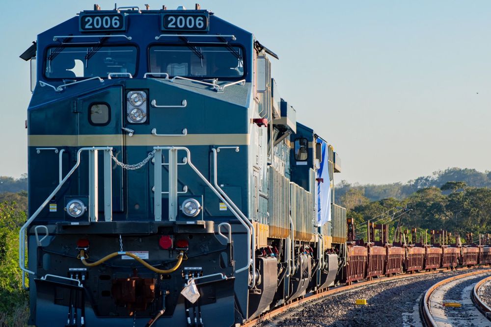 Tren Maya zahajuje v Mexiku zkoušky nákladní dopravy s lokomotivami Wabtec