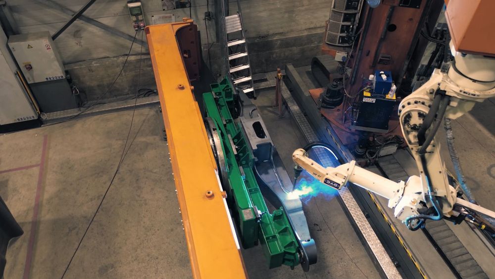 Automatic welding robots in InnoBogie production&nbsp;© Innofreight