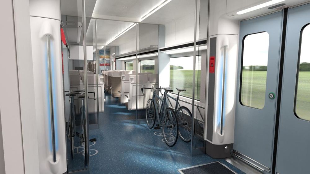 Interior visual of the new Coradia Max unit for DB Regio © Alstom