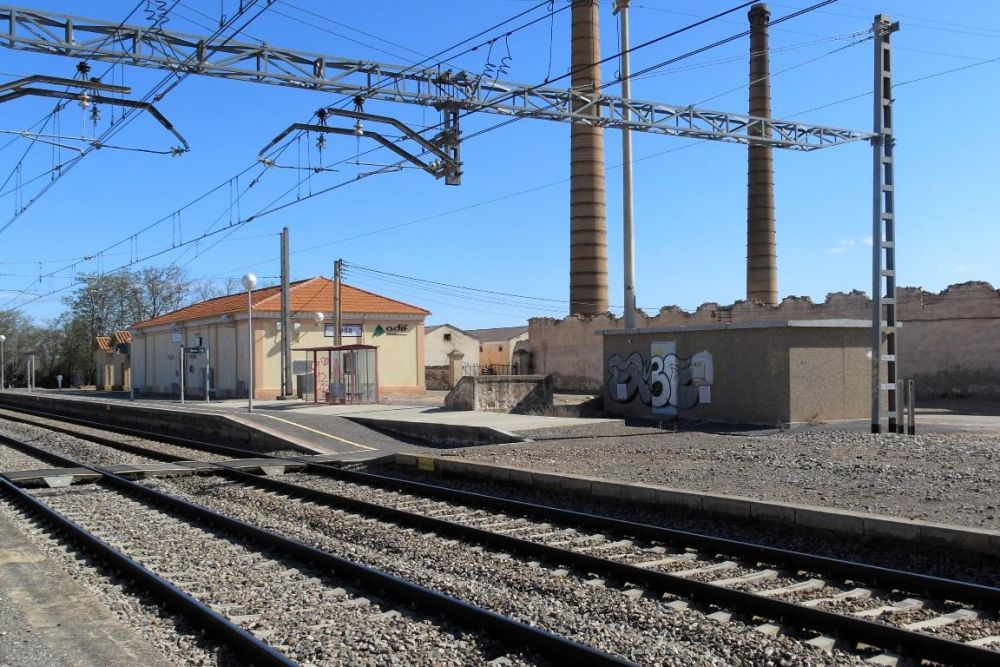 Station of Épila in Zaragoza&nbsp;© MITMA