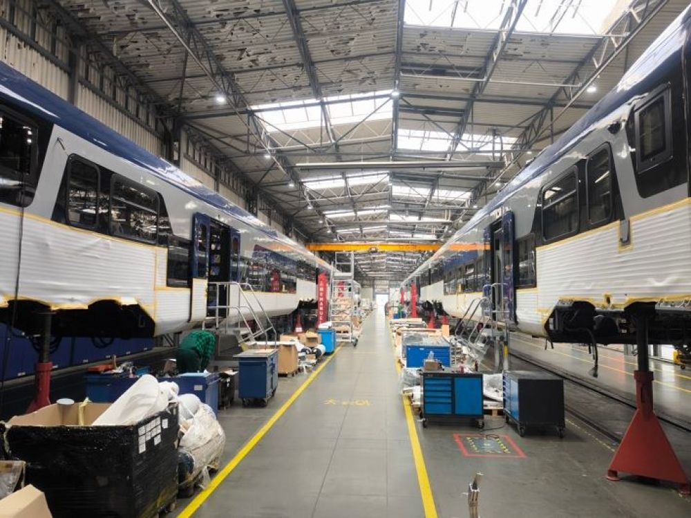 The first Romania-made PESA RE-R trains © ARF
