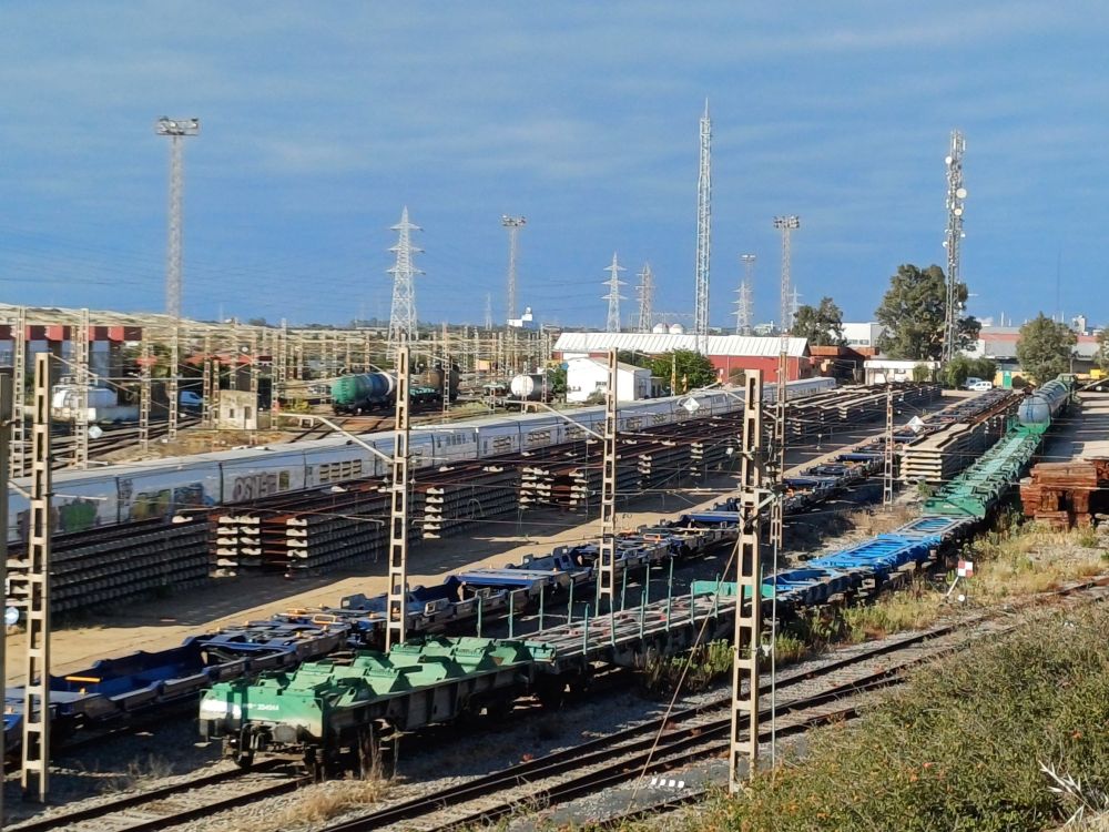 Freight terminal in Huelva © Adif