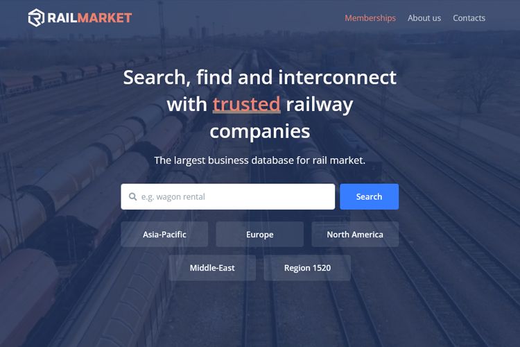 Le monde ferroviaire est désormais connecté par le moteur de recherche intelligent RAILMARKET.com